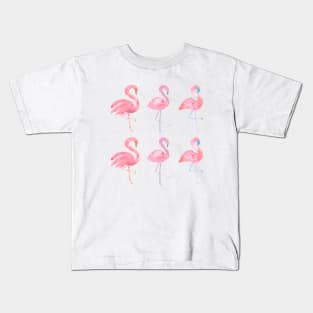 Pink Flamingos Kids T-Shirt